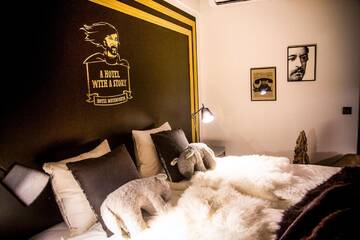 Фото номера Двухместный номер с 1 кроватью или 2 отдельными кроватями Отель Boutique Hotel Mustaparta г. Торнио 2