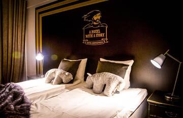 Фото номера Двухместный номер с 1 кроватью или 2 отдельными кроватями Отель Boutique Hotel Mustaparta г. Торнио 4